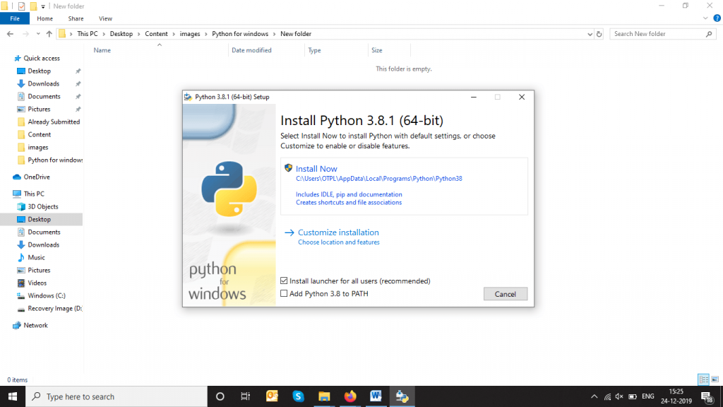 How to install python image 7