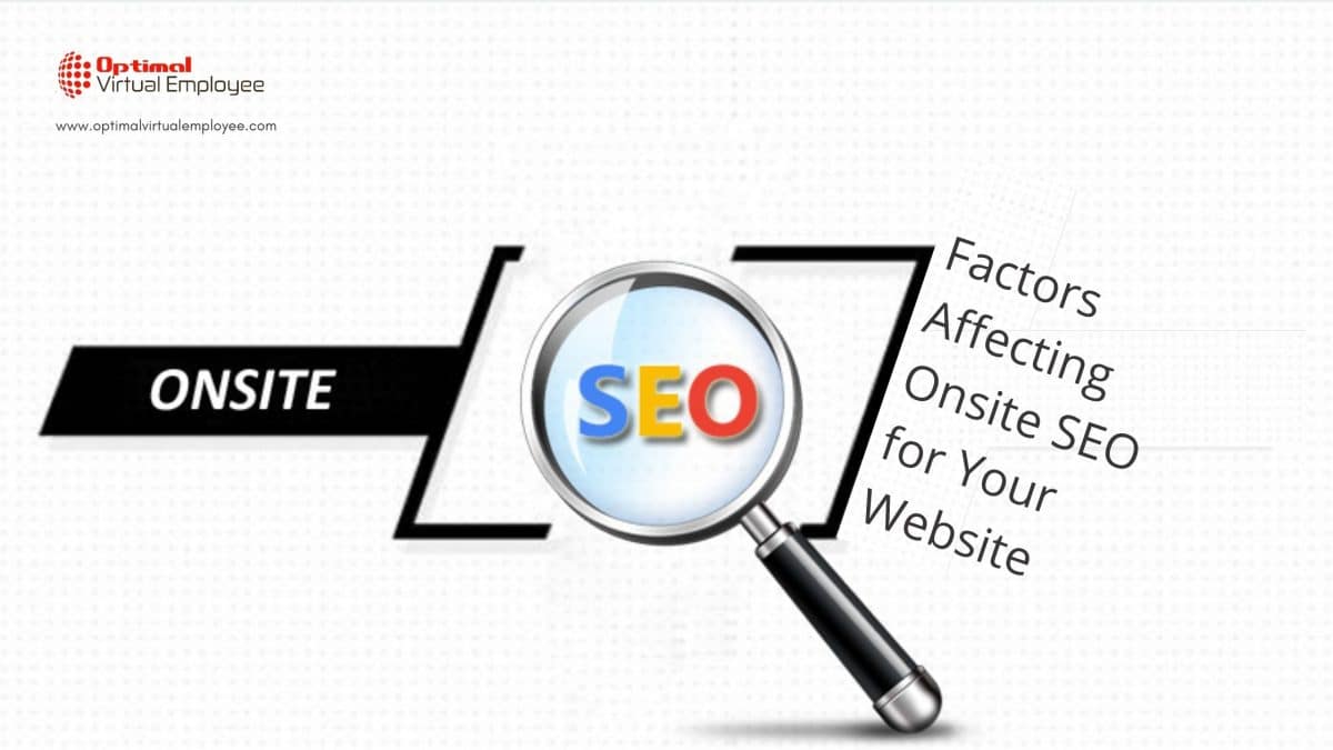 Factors Affecting Onsite SEO for Your Website