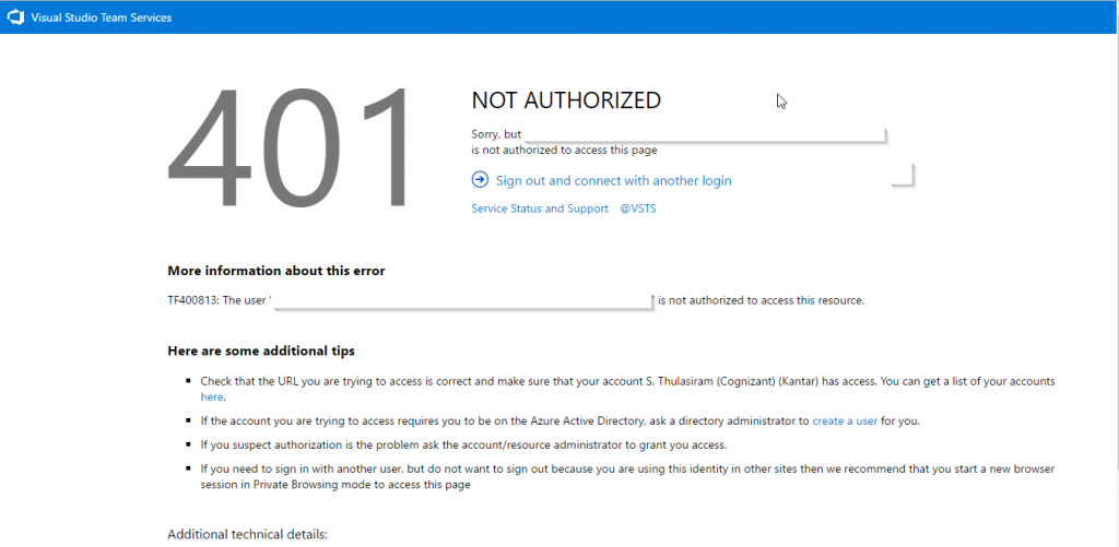 401 Unauthorized