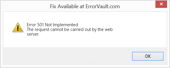 501 Not Implemented